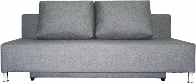 Диван-еврокнижка Парма, 140х195, рогожка серая