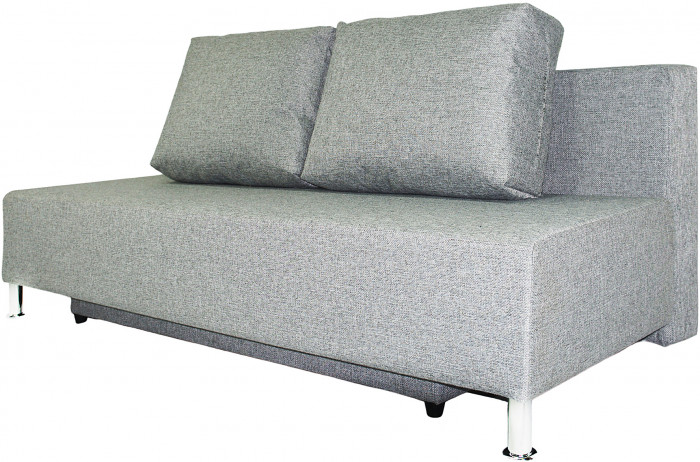 Диван-еврокнижка Парма, 140х195, рогожка серая