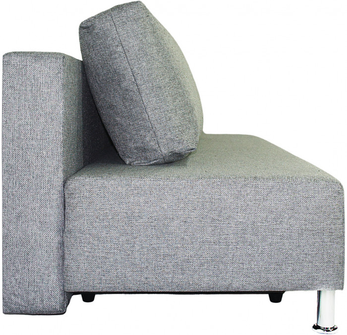 Диван-еврокнижка Парма, 140х195, рогожка серая