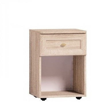 Тумба прикроватная с ящиком Шерлоск 64, дуб сонома