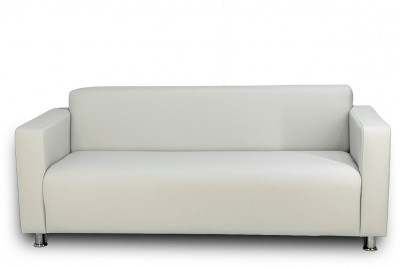 Диван прямой Томи, 180х78х75 см, экокожа, белый