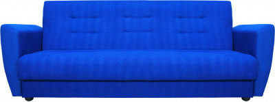 Диван-книжка Лира, 140х190, велюр синий