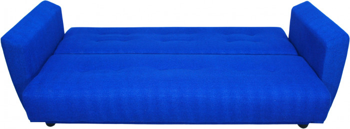 Диван-книжка Лира, 140х190, велюр синий