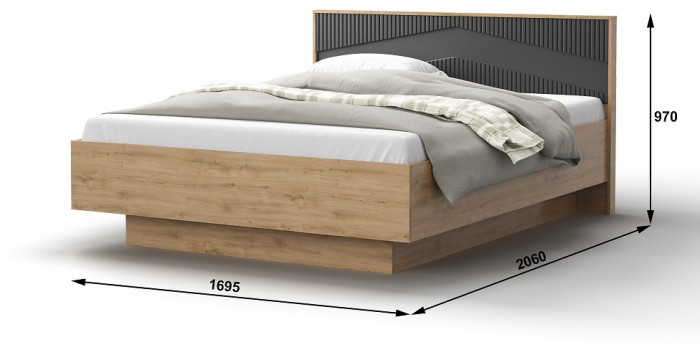 Кровать двуспальная 160х200 