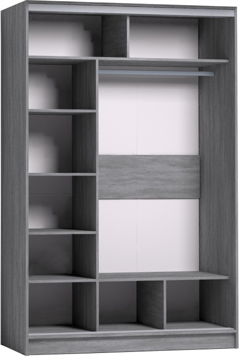 Шкаф-купе с зеркалом Стрике 1350 Ателиер светлый