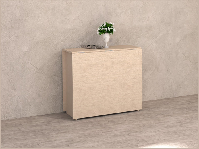 Стол обеденный-книжка ЛДСП (Ясень шимо темный)