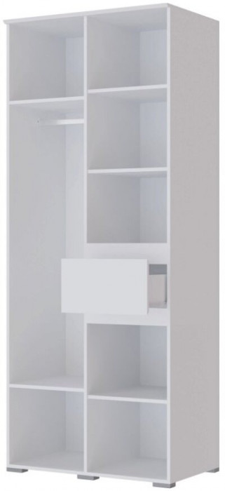 Плейона Шкаф 2-х створчатый белый