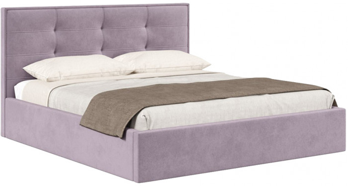 Кровать с подъёмным механизмом 1600 Римини, лаванда 108