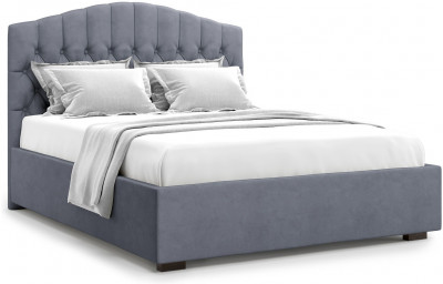 Кровать Лугано 140 с подъемным механизмом, Велутто 32