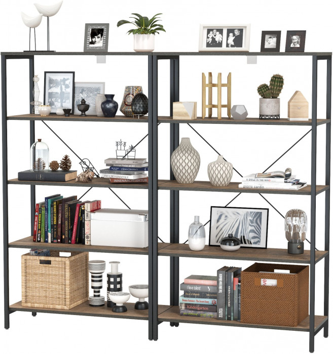 Трувор 13.151.01 Стеллаж + 13.151.01 Стеллаж, дуб гранж песочный/интра