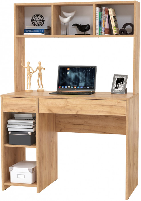 компьютерный стол Комфорт 12.77F, дуб крафт золотой