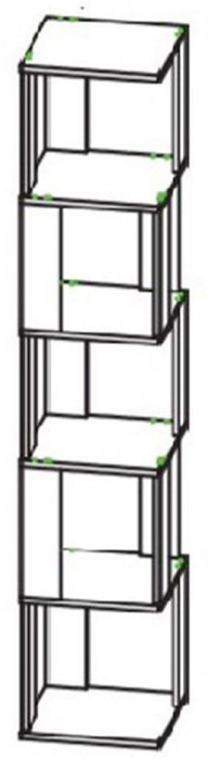 Стеллаж Дуб Сонома