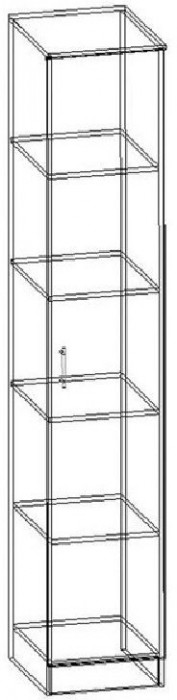 Шкаф Соло Эра, Венге/лоредо