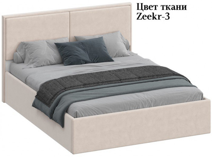 Кровать 120 с ортопед. основанием КР-430-М-12, Микровелюр-3