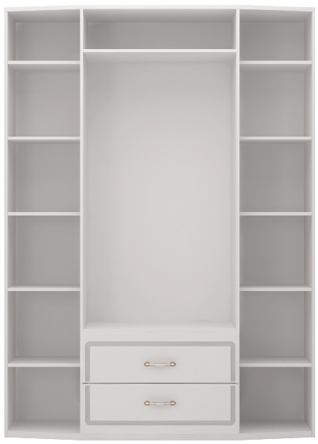 Шкаф для одежды 4-х дверный с ящиками Виктория 02