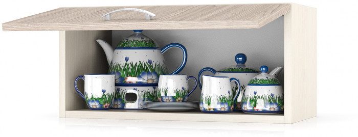 Кухня Мери ШВв600 Шкаф над вытяжкой 60 см., дуб/ясень шимо светлый