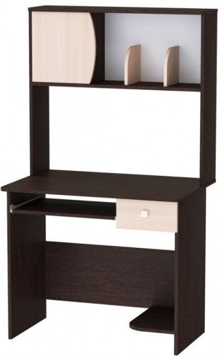 Компьютерный стол Грета-4 венге/дуб молочный