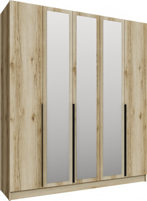 Шкаф Мадрид (2,0) с зеркалом, Дуб делано