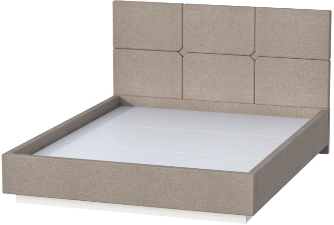 Кровать Соната арт.004 с настилом ЛДСП, 140х200 - Шерлок 932