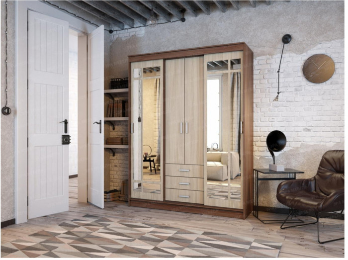 Лорд Шкаф-купе, Венге/лоредо