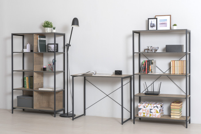 Трувор 13.151.01 Стеллаж, дуб гранж песочный/интра