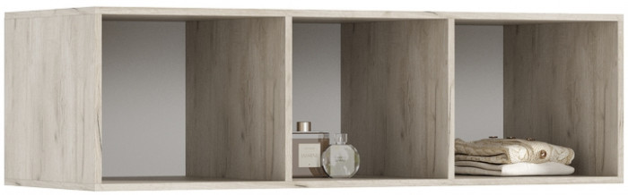 Шкаф-купе с антресолью , Крафт серый/Кашемир