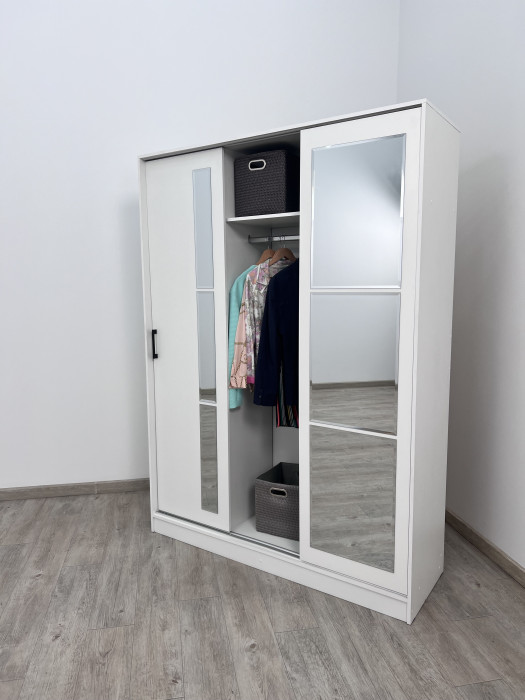 Шкаф-купе Стиль-2 1600, Дуб крафт золотой/Графит серый