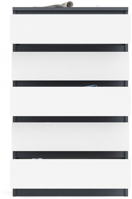 Мори Комод МК700.5, графит/белый
