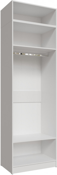 Шкаф Мадрид, композиция 15, Белый/Ателье светлое