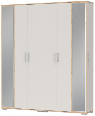 Две прихожих Домино-мини 2-3421дкз/к.с, дуб крафт золотой/кашемир серый