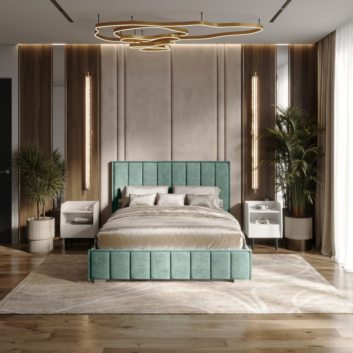 Кровать с подъемным механизмом Мирабель КР-16 (1,6м), Эвкалипт