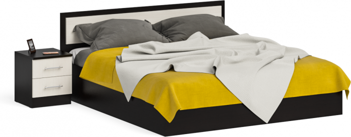 Фиеста Кровать 1800 + тумба, венге/дуб лоредо