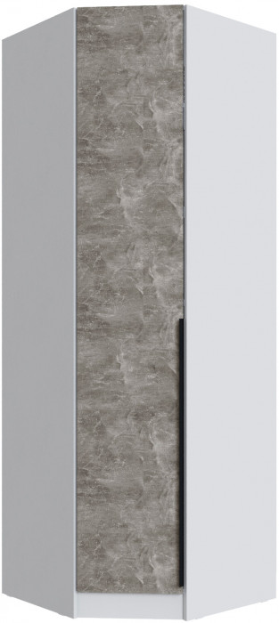 Шкаф Мадрид, композиция 18, Белый/Ателье светлое