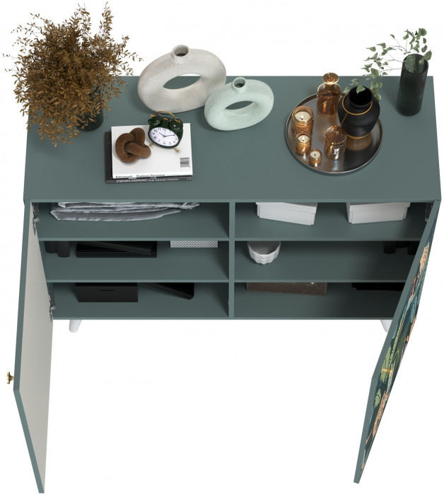 Либера Комод-тумба 16.230.01, пасифай/белый