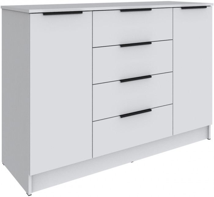 Комод для спальни Мадрид (1,31), Белый