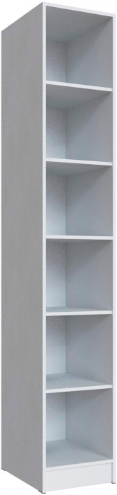 Шкаф Мадрид, композиция 19, Белый/Ателье светлое