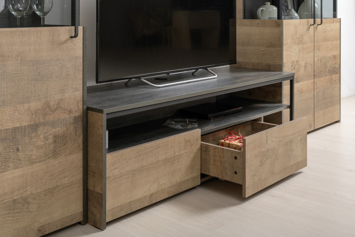 Трувор Гостиная 070, дуб гранж песочный/интра