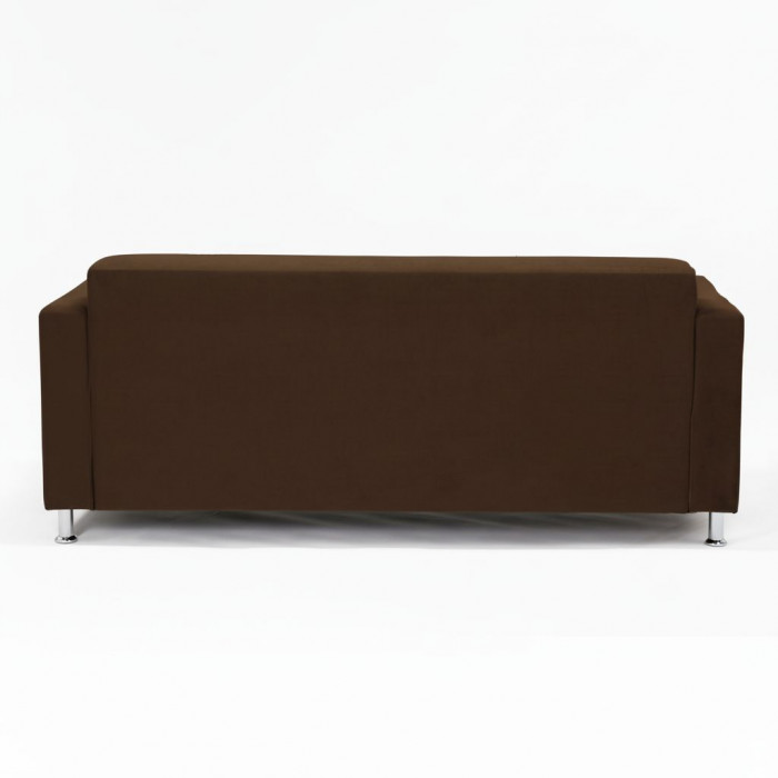 Диван прямой Томи, 200 см, велюр, коричневый