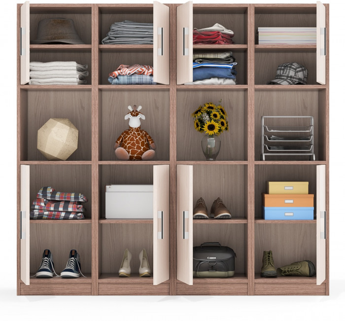 Четыре Пенала С-МД-СК9П к компьютерному столу С-МД-СК9, ясень шимо светлый/ясень шимо тёмный