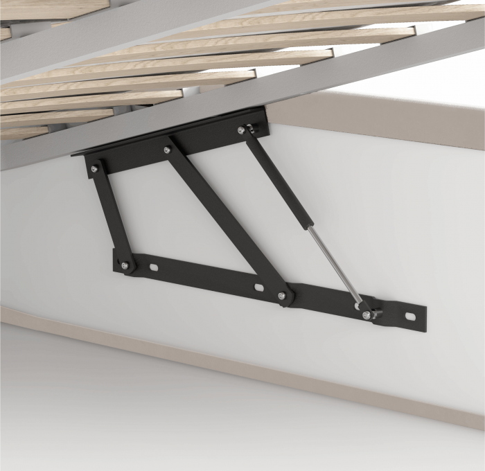 Кровать 140 с подъемным механизмом КРП-430-М-14, Микровелюр-3