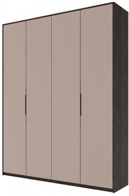 Шкаф для одежды 4-х дверный "Ривьера" - Дуб кентербери/Капучино