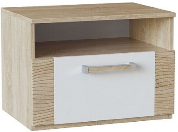 Элегия Тумба ТП-101, сонома/белый глянец, склад