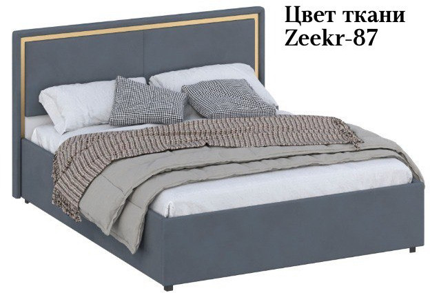 Кровать 160 с ортопед. основанием КР-431-М-16, Микровелюр-87