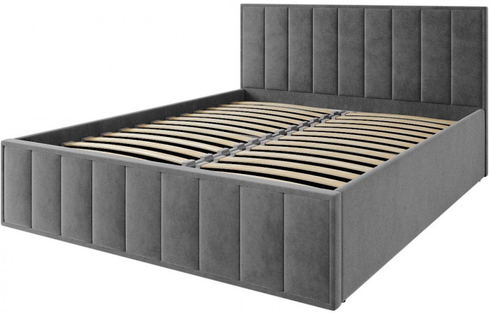 Кровать Лана 180, Серый софт