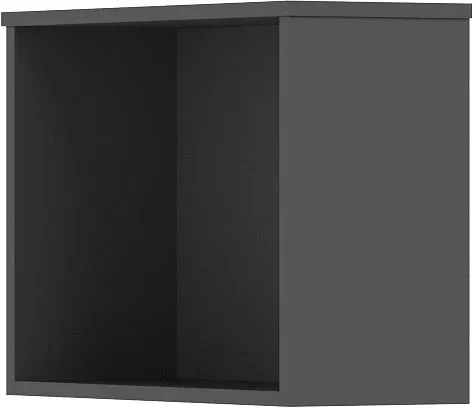 Норд Композиция Шкафов с антресолями + Терминал, Графит/Графит