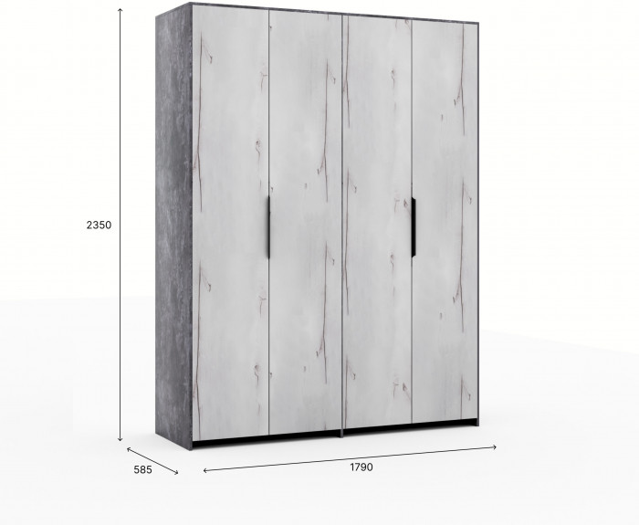 Шкаф для одежды 4-х дверный 