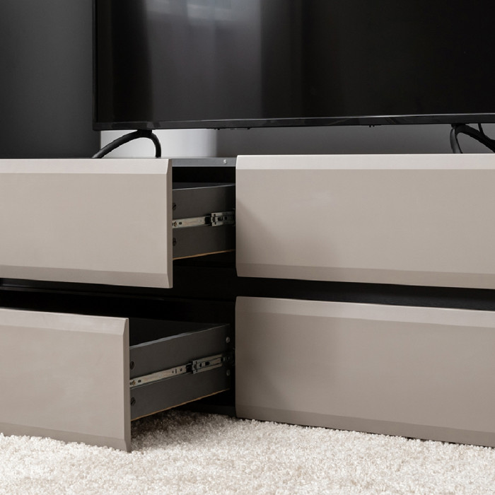 Сидней Комплектация № 128, цвет корпус: антрацит/фасады: МДФ веллюто капучино, ШхГхВ 359,8х41,3х205,2 см., универсальня сборка