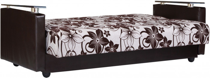 Диван-кровать Лидер 120х190, книжка, рогожка/экокожа