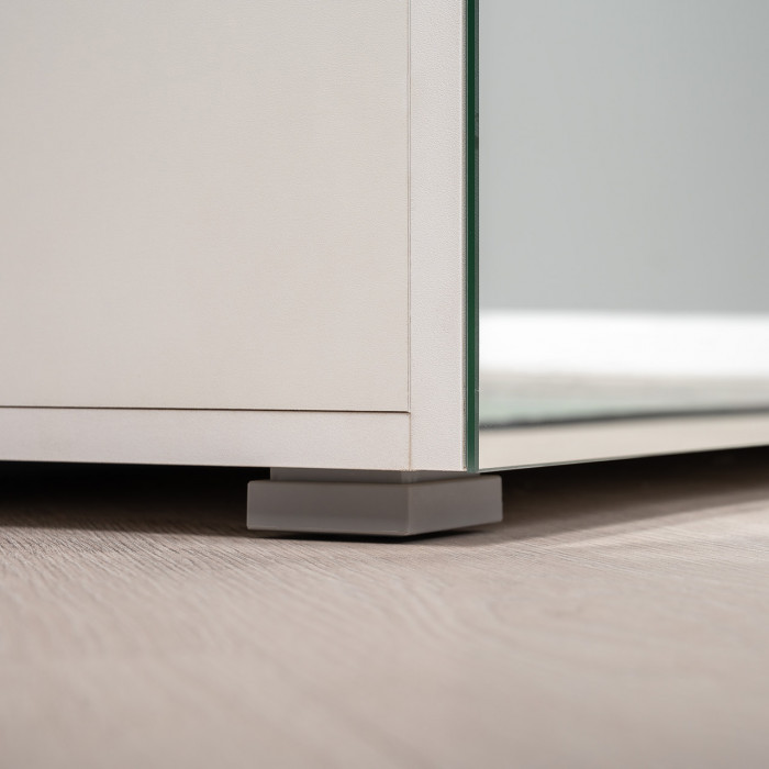 Октава Прихожая 11, белый шагрень/дуб крафт золотой/фасады МДФ белый шагрень