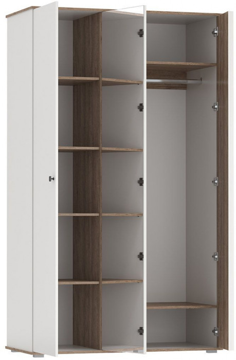 Спальня Либерти опора h=20мм Белый / Дуб Каньон